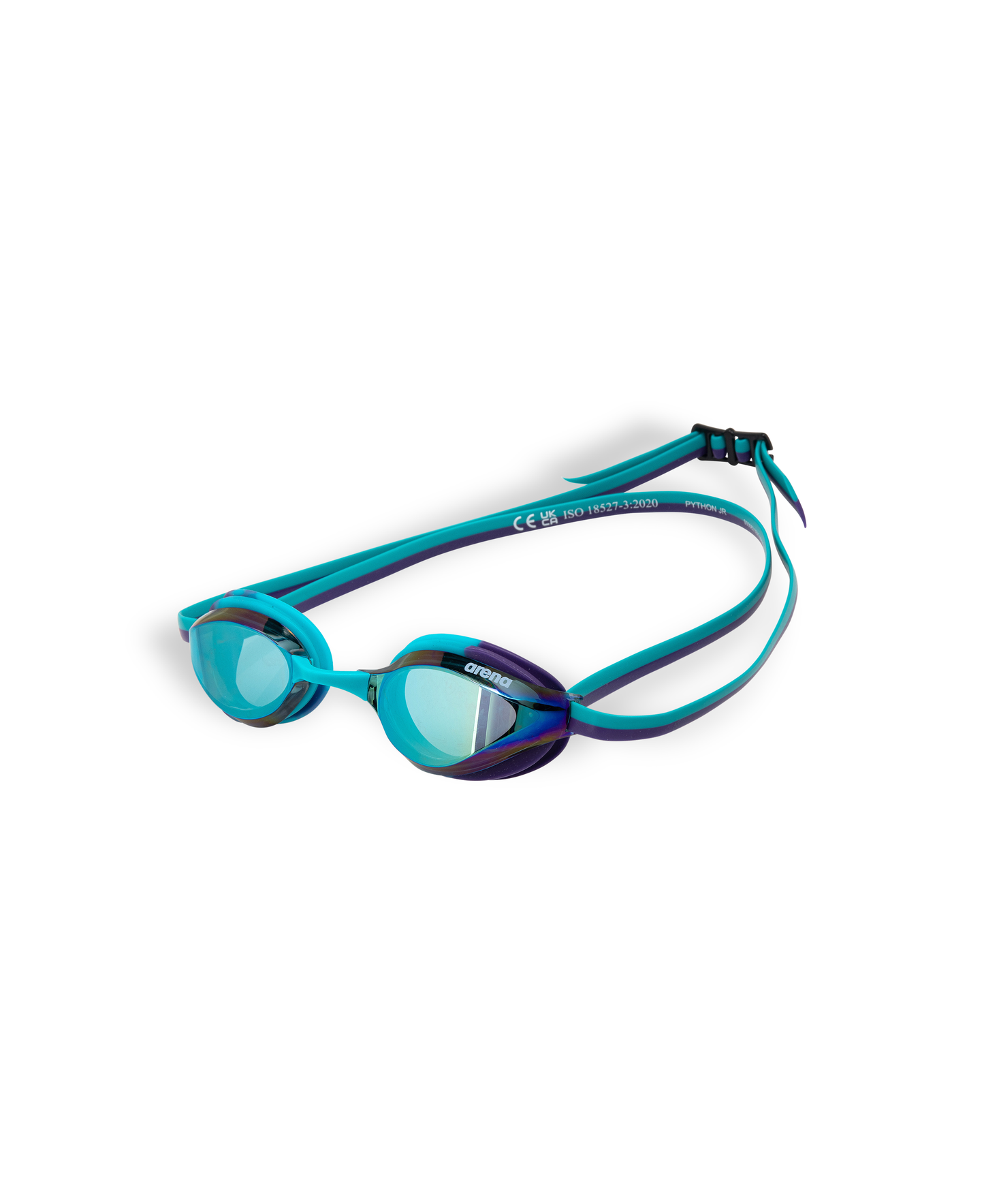 Lunettes de course Arena unisexes Python Mirror - Crépuscule/Eau