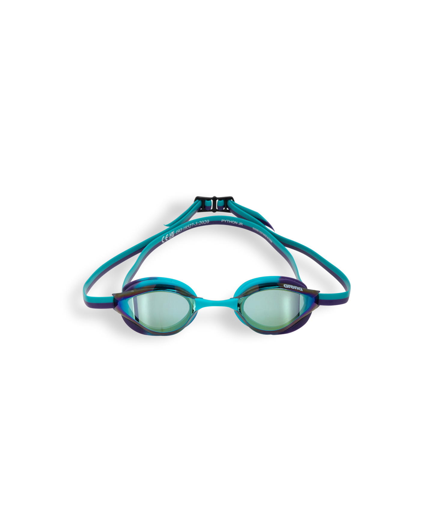 Lunettes de course Arena unisexes Python Mirror - Crépuscule/Eau