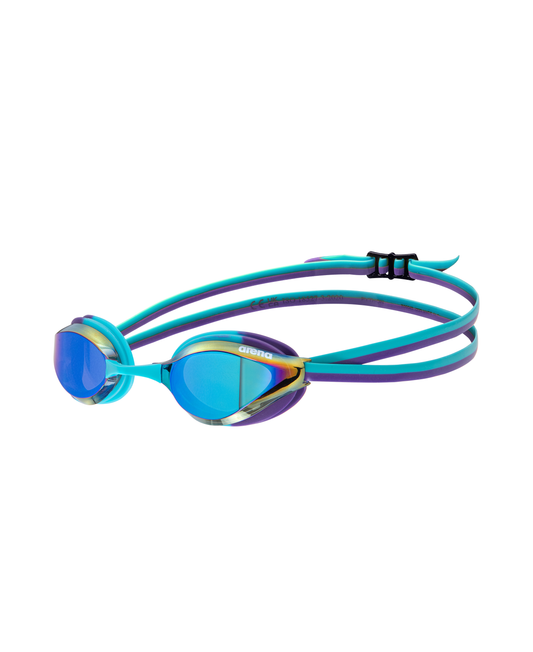 Lunettes de course Arena unisexes Python Mirror - Crépuscule/Eau