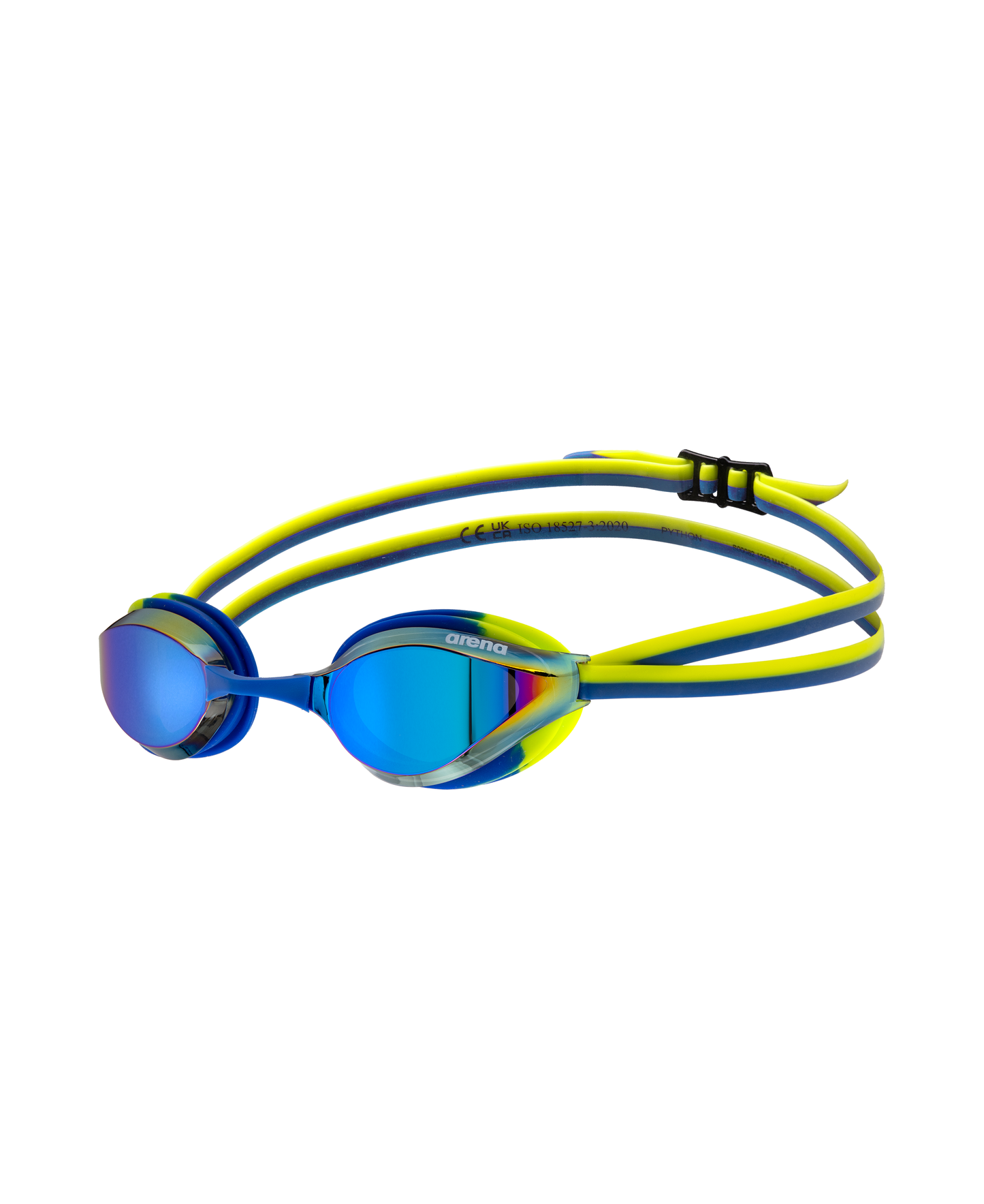 Lunettes de course Arena unisexes Python Mirror - Crépuscule/Eau