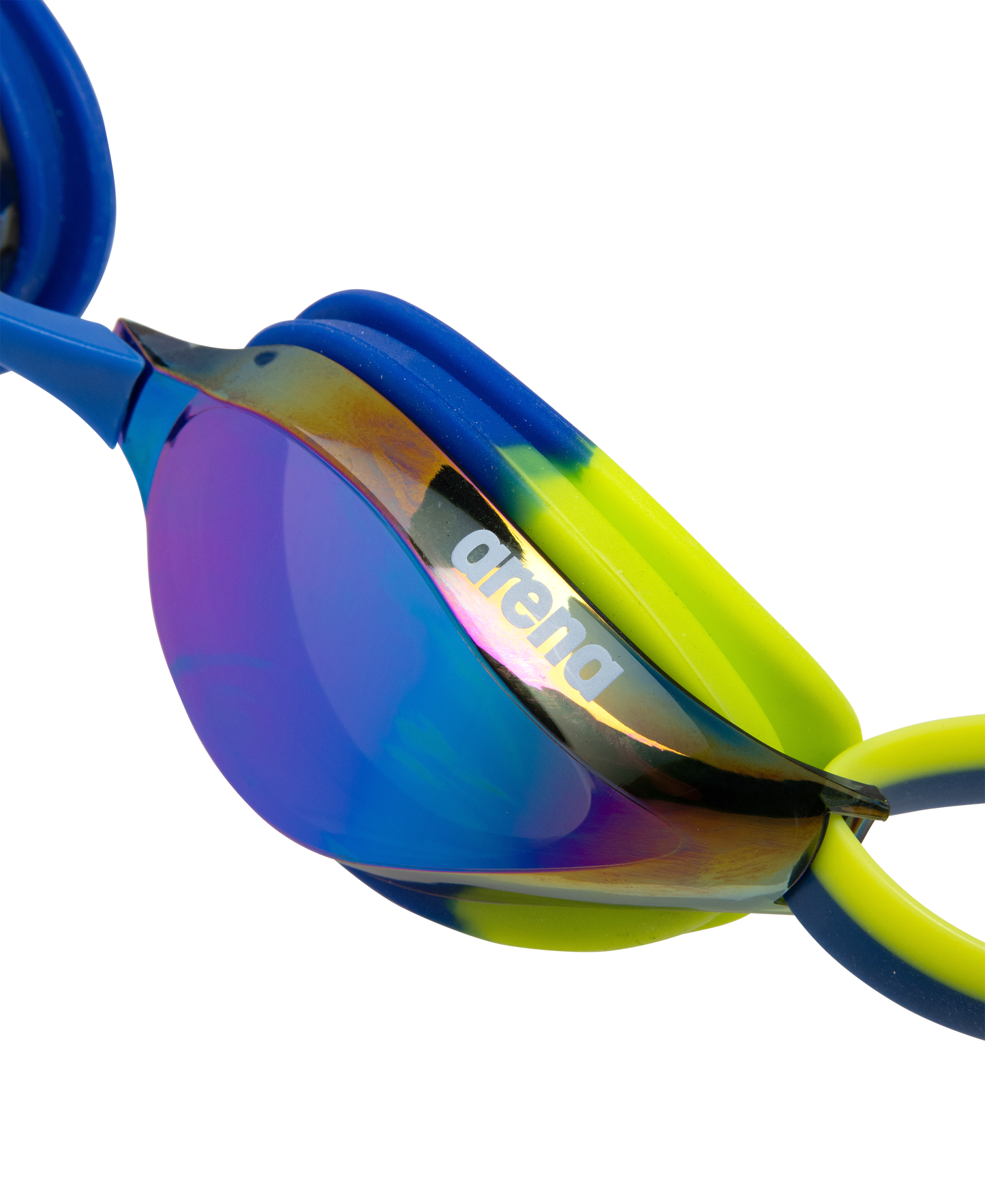 Lunettes de course Arena unisexes Python Mirror - Crépuscule/Eau