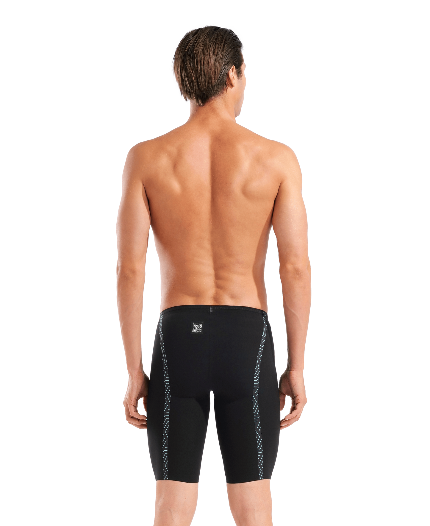 Jammer Arena Powerskin Primo pour homme - Noir/Bleu sarcelle