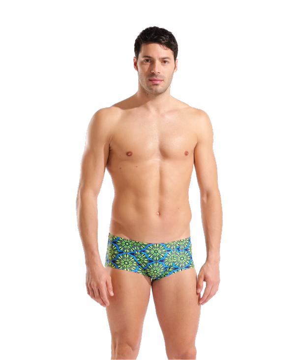 Maillot de bain Arena Solid Team pour homme - Asphalte/Corail