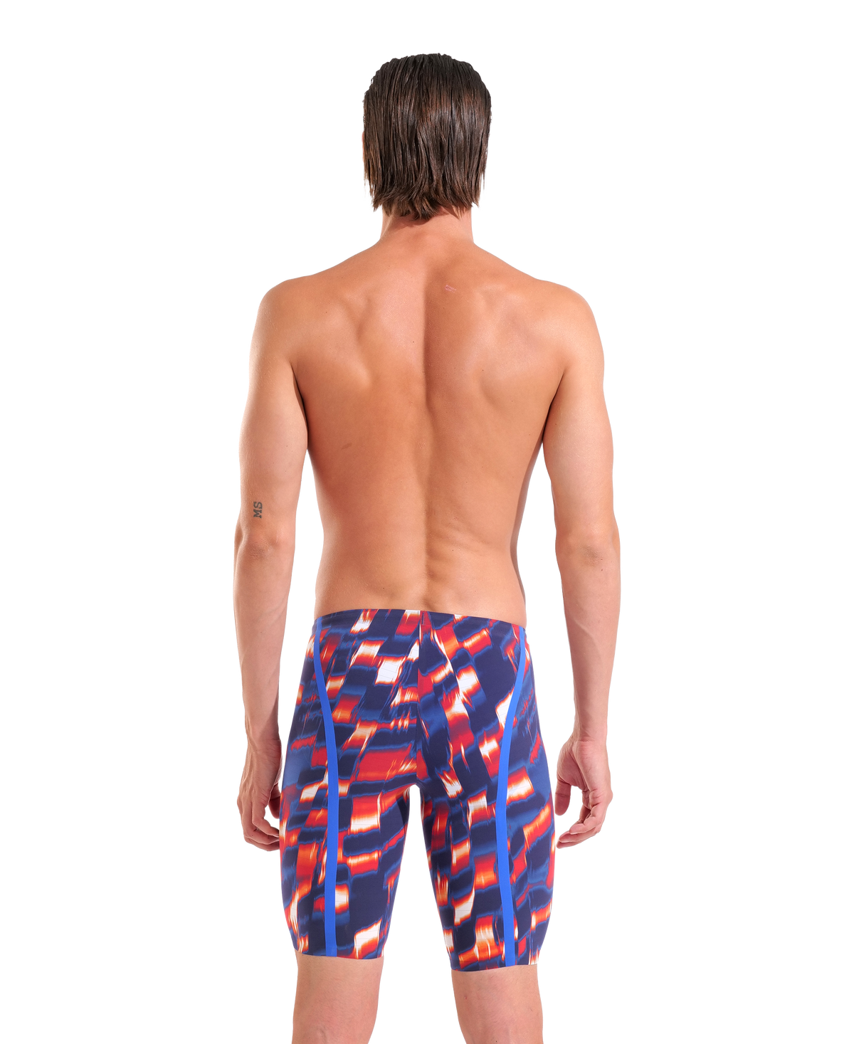 Arena Men's Powerskin Carbon Air3 Jammer - Limited Edition - Red/White/Blue