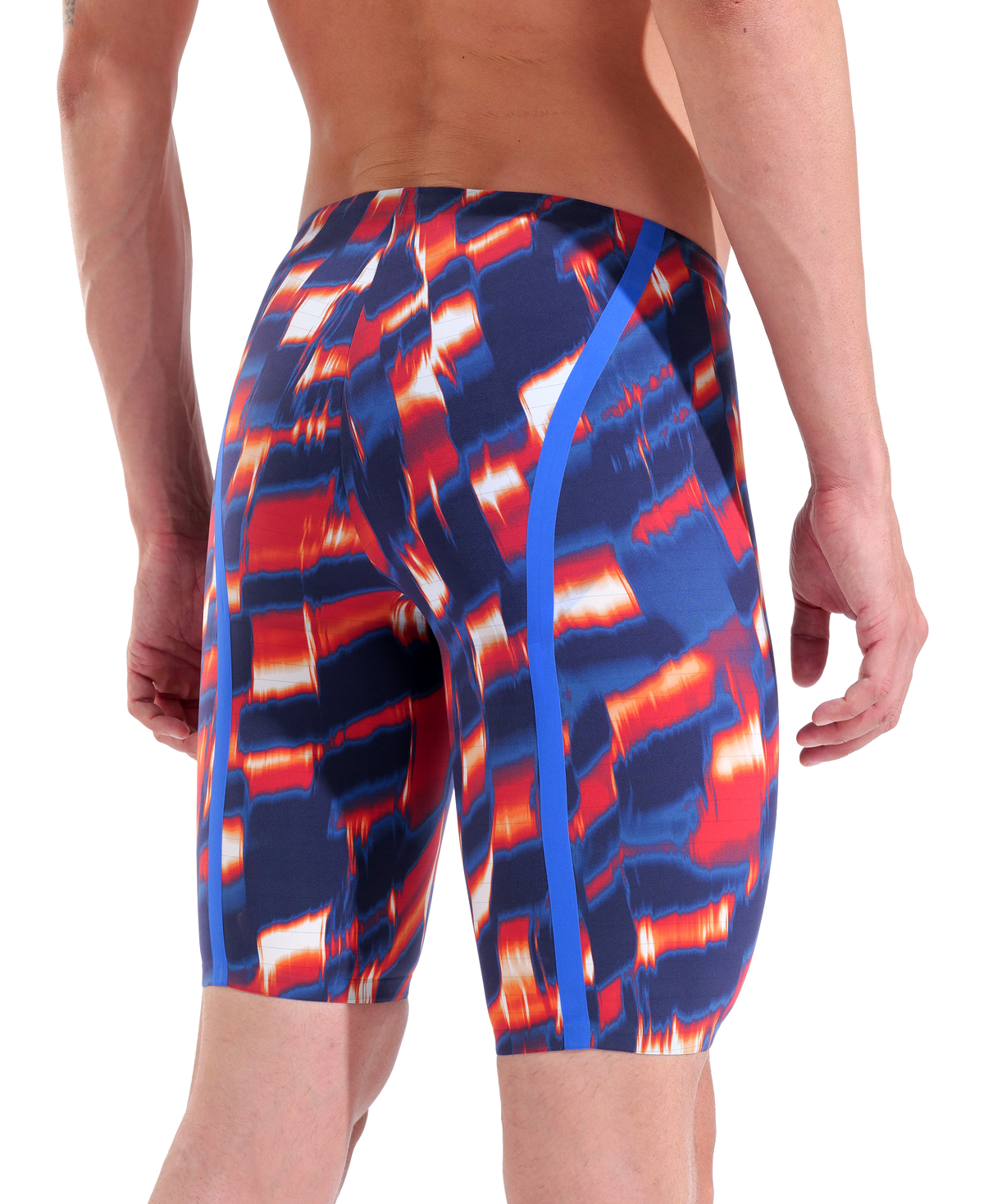 Arena Men's Powerskin Carbon Air3 Jammer - Limited Edition - Red/White/Blue