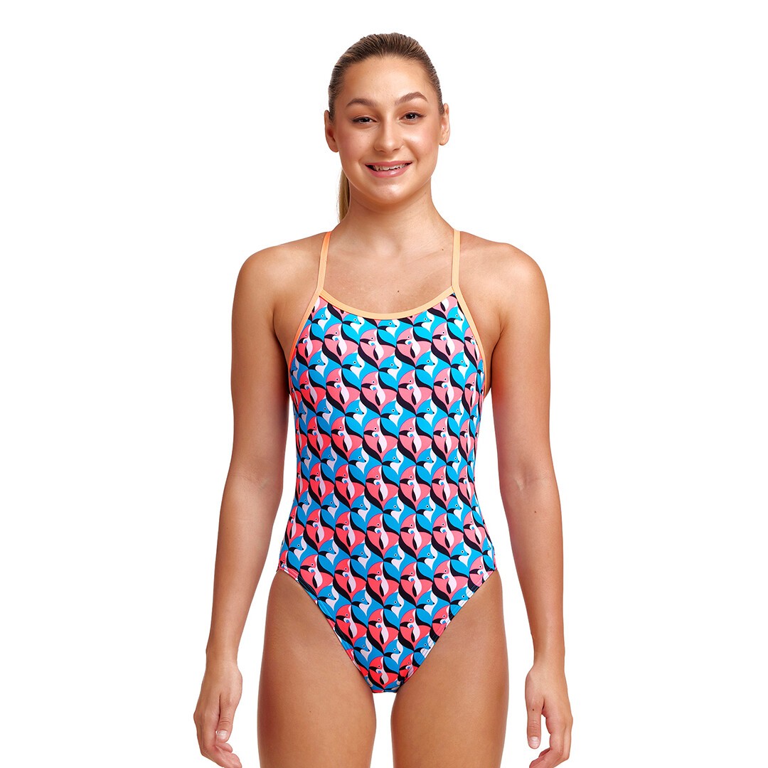 Funkita Girls Run Fox Run Single Strap One Piece - All4Swim
