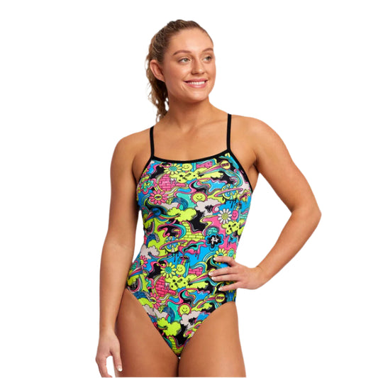 Funkita Women's Smash Mouth Single Strap One Piece - All4Swim