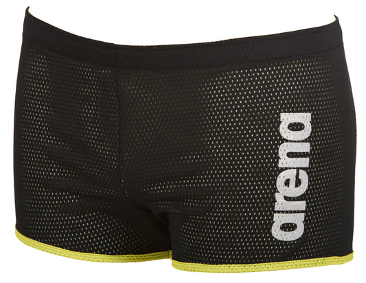 Arena Square Cut Drag Shorts - Black - All4Swim