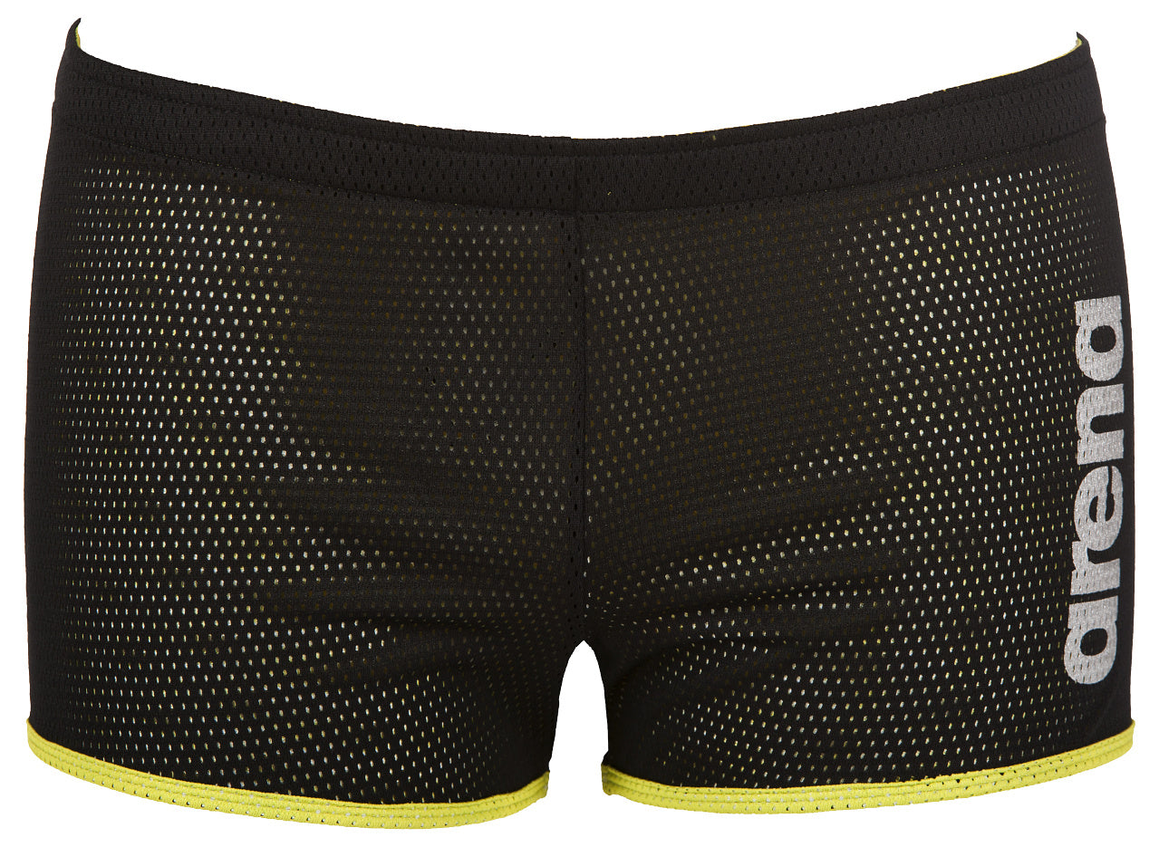 Arena Square Cut Drag Shorts - Black - All4Swim