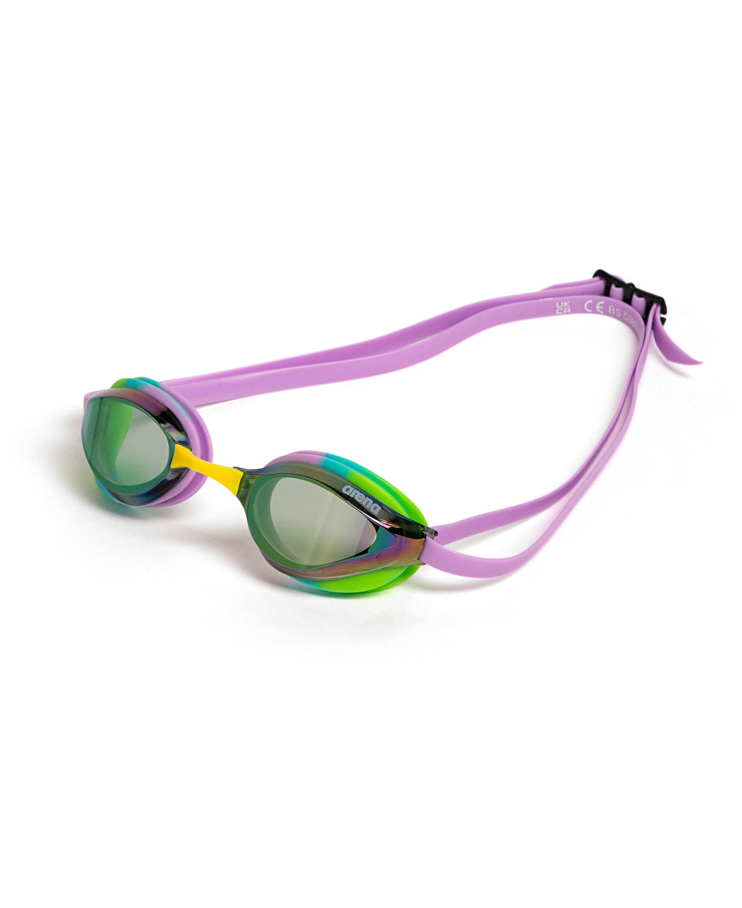 Lunettes de course Arena unisexes Python Mirror - Crépuscule/Eau