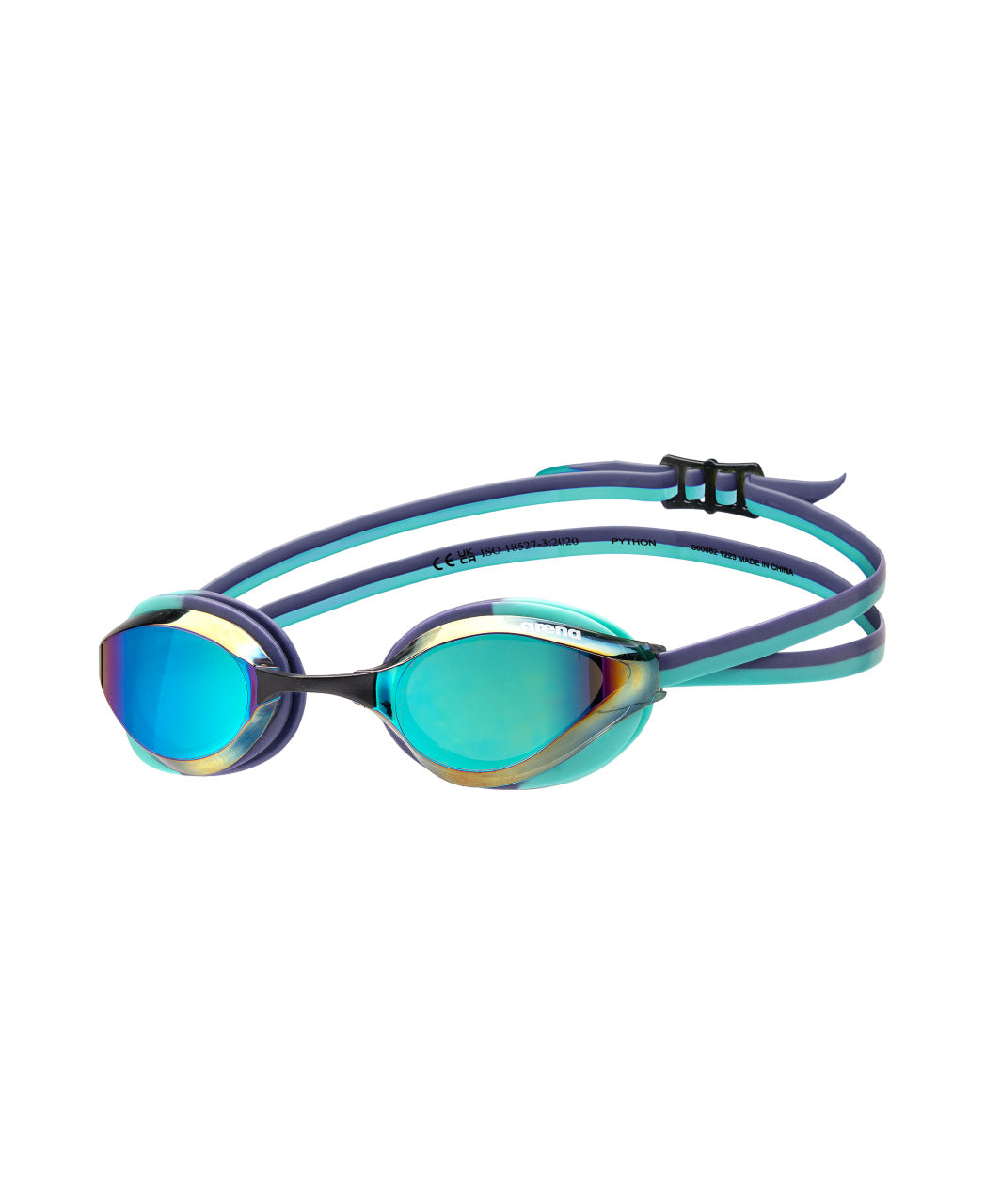 Arena Unisex Python Mirror Racing Goggles - Dusk/Water
