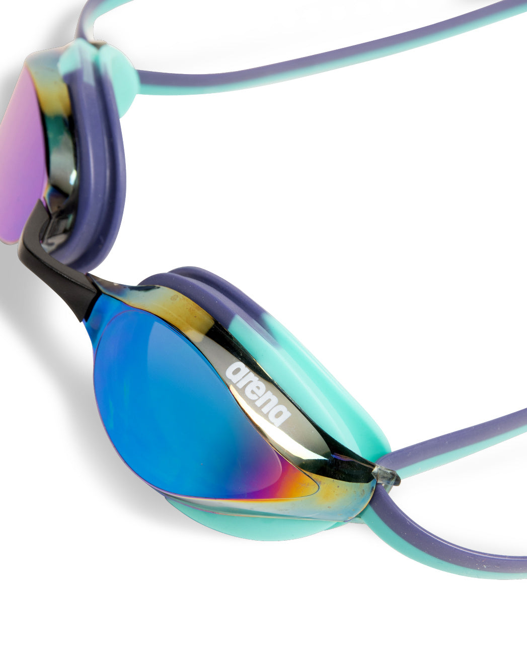 Arena Unisex Python Mirror Racing Goggles - Dusk/Water