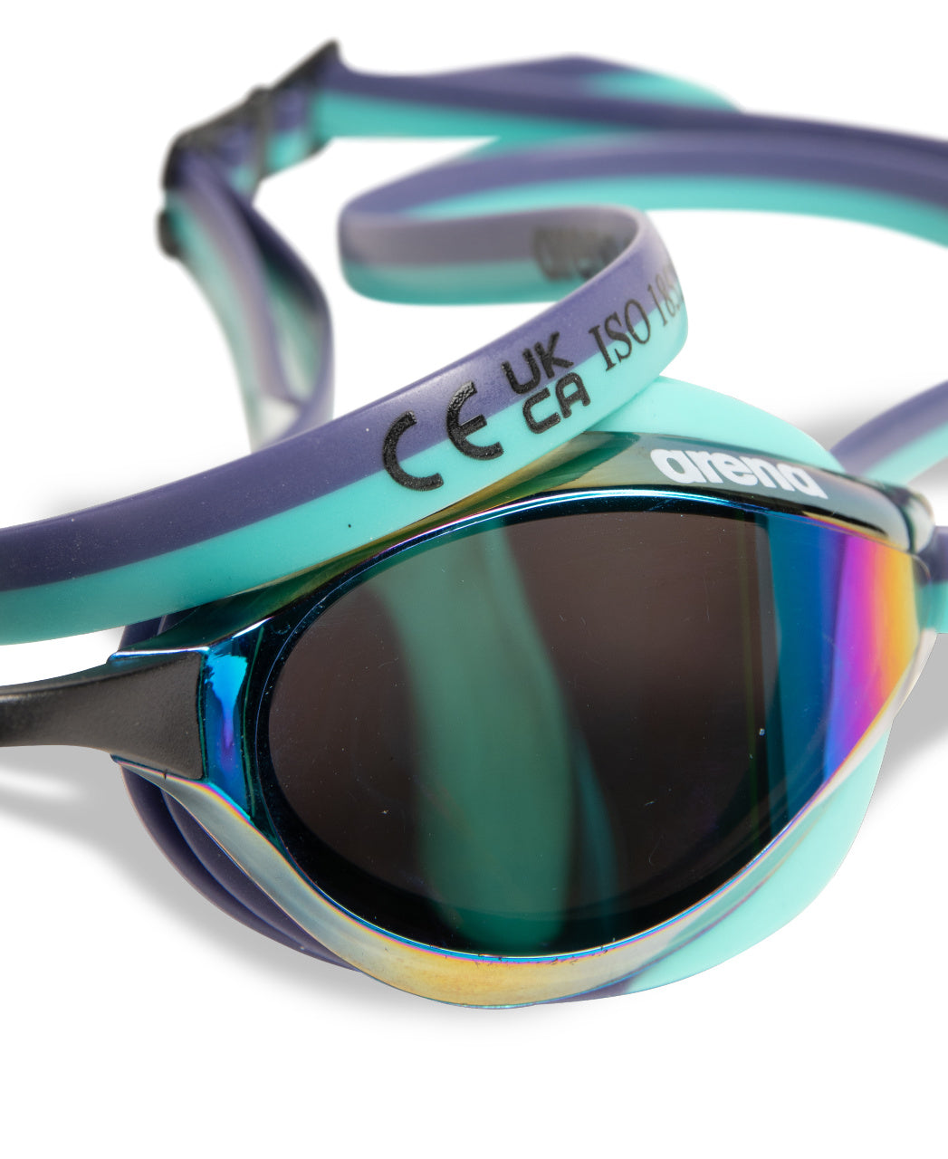 Arena Unisex Python Mirror Racing Goggles - Dusk/Water