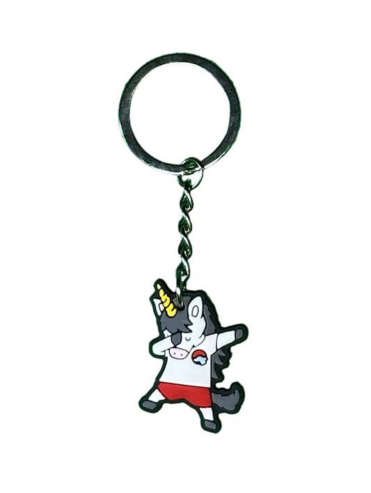 Borocuda Swim School Keyring - Unicorn