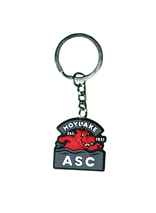 Hoylake Swimming Club Keyring - Hippo