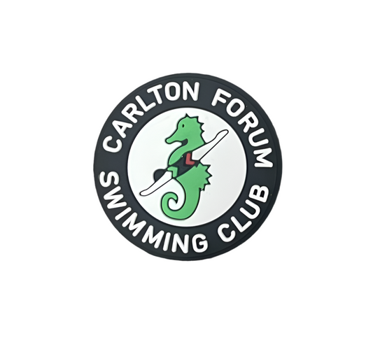 The All4Swim Carlton Forum Swimming Club Keyring features a circular badge with 