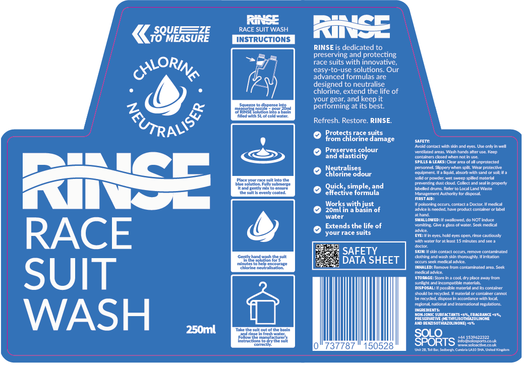 Rinse Race Suit Wash - 250ml
