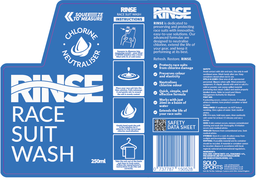Rinse Race Suit Wash - 250ml