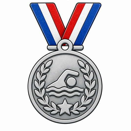 Silver Medal Shoe Charm