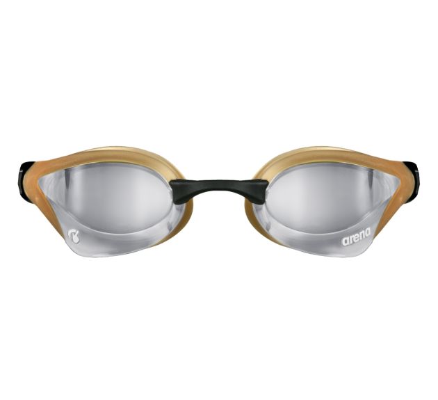 Lunettes de course Arena Cobra Core Swipe Mirror - Argent/Or
