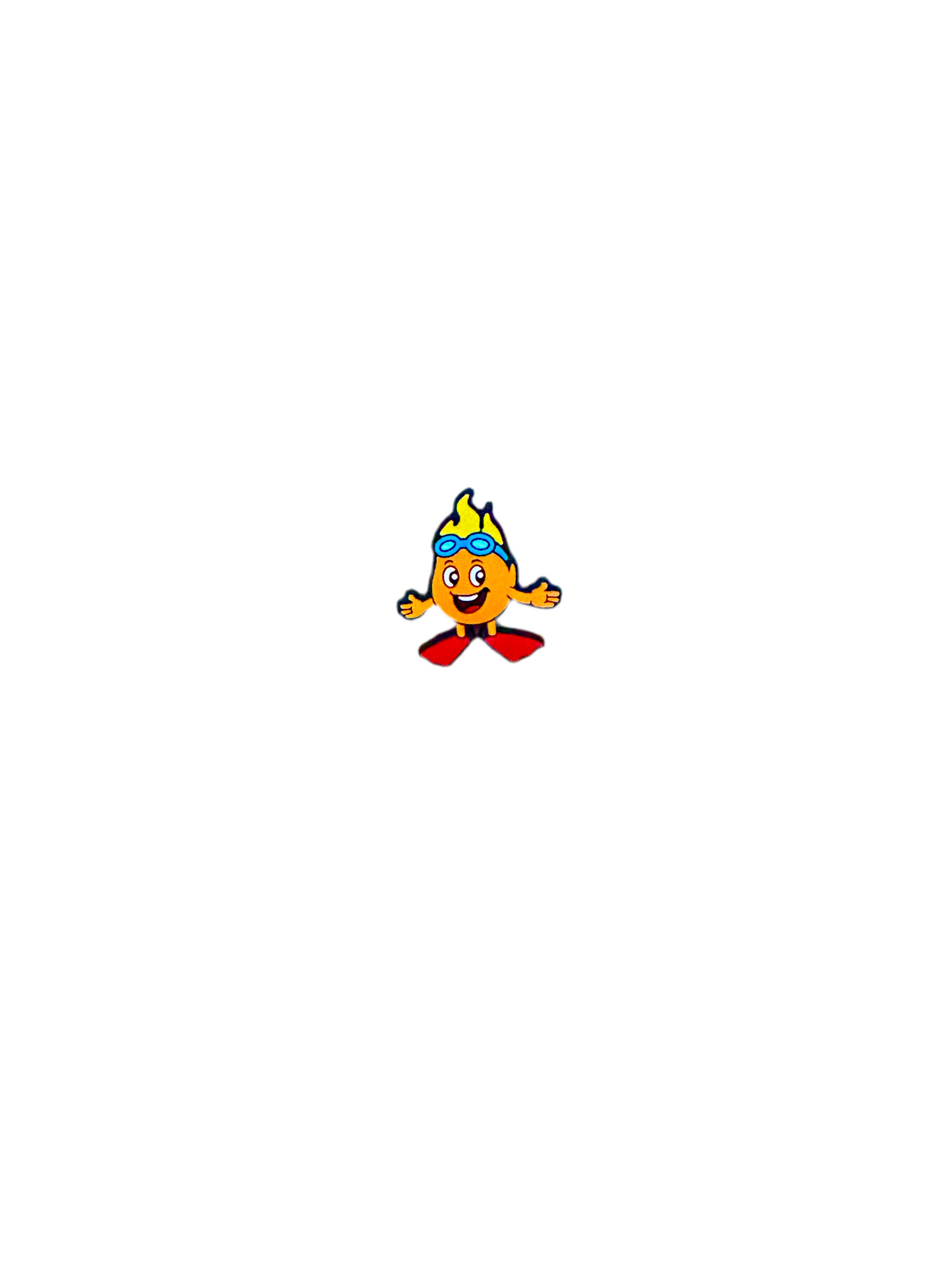 Burntwood Swimming Club Shoe Charm - Flame