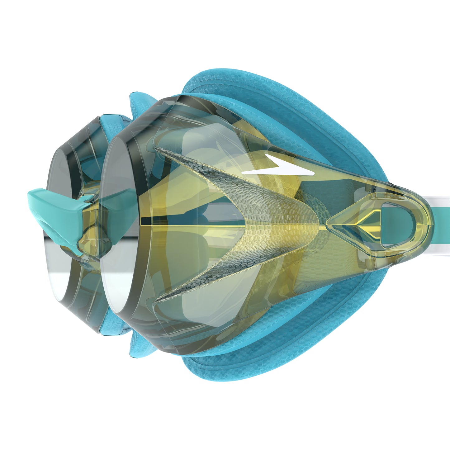 Speedo Women's Vanquisher 3.0 Mirror Goggle - Blue/Gold