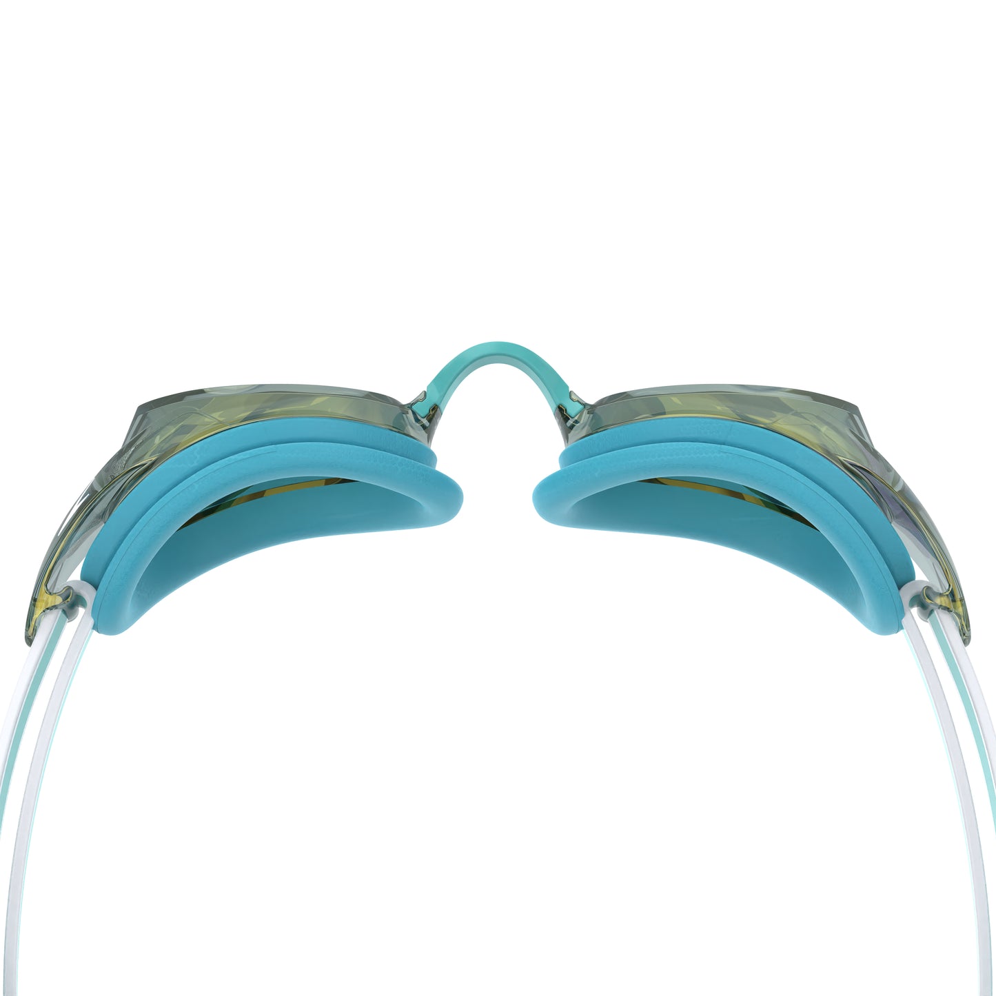 Speedo Women's Vanquisher 3.0 Mirror Goggle - Blue/Gold