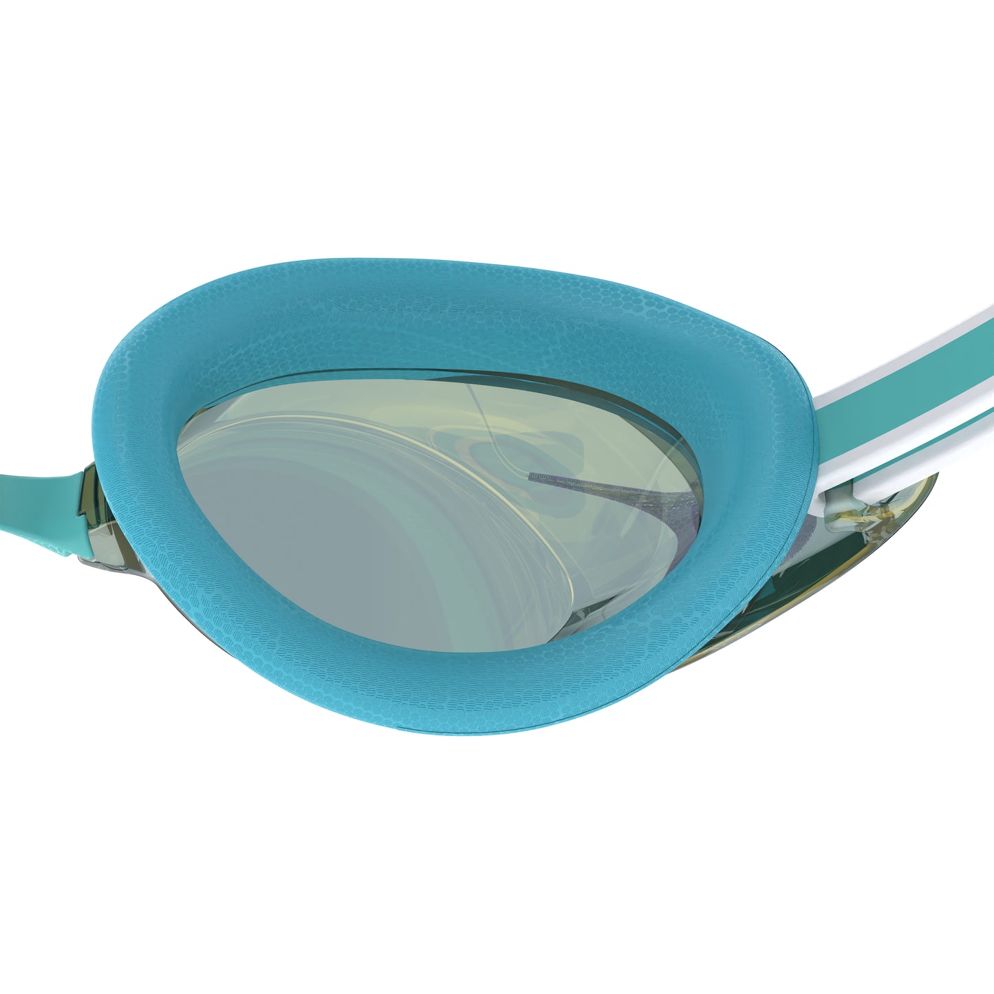 Speedo Women's Vanquisher 3.0 Mirror Goggle - Blue/Gold