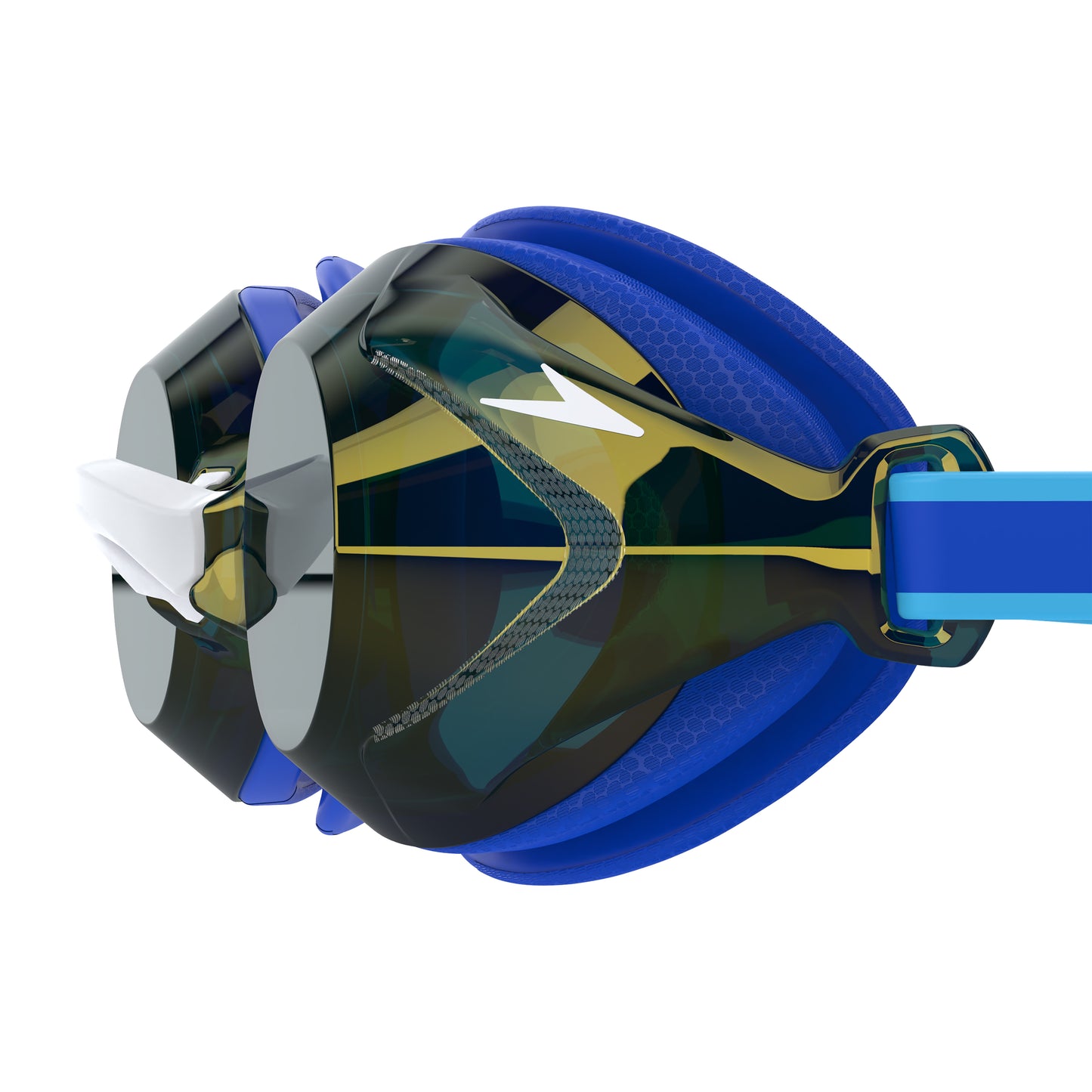Speedo Junior Vanquisher 3.0 Mirror Goggle - Blue/Gold