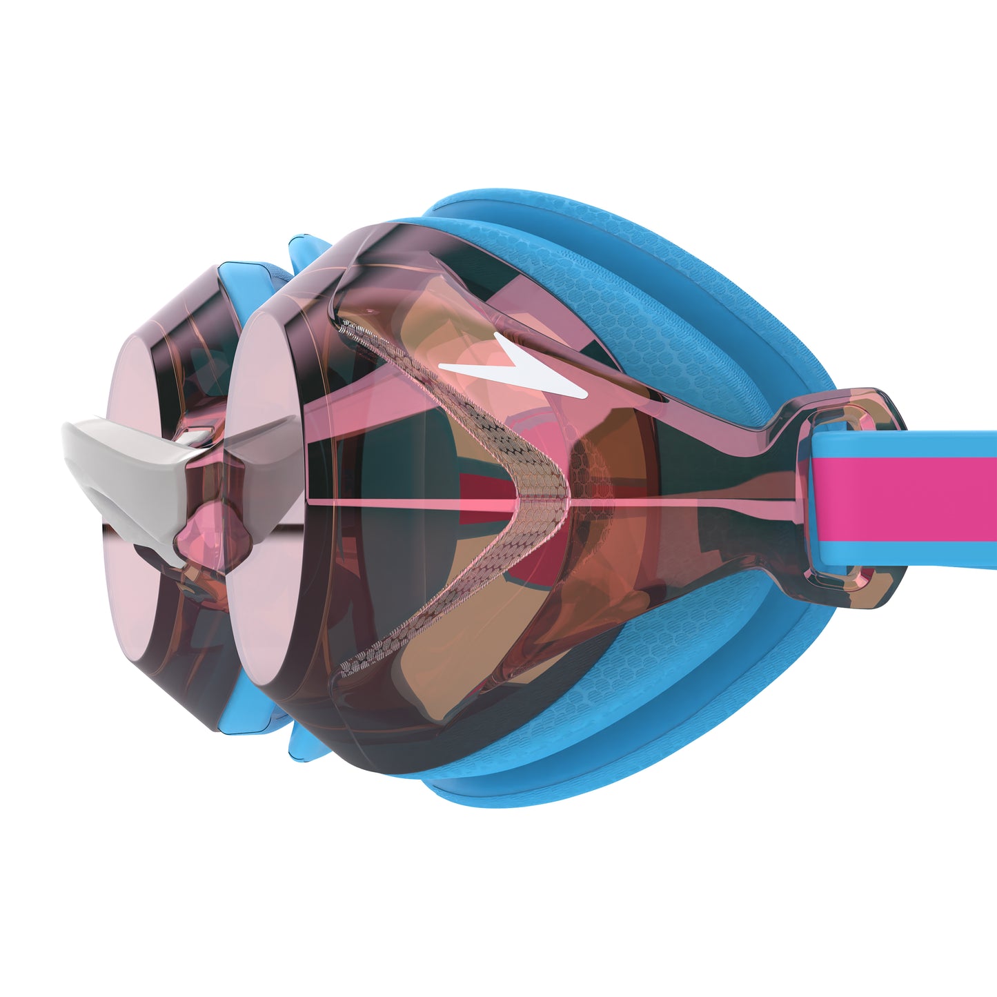Speedo Junior Vanquisher 3.0 Mirror Goggle - Blue/Pink