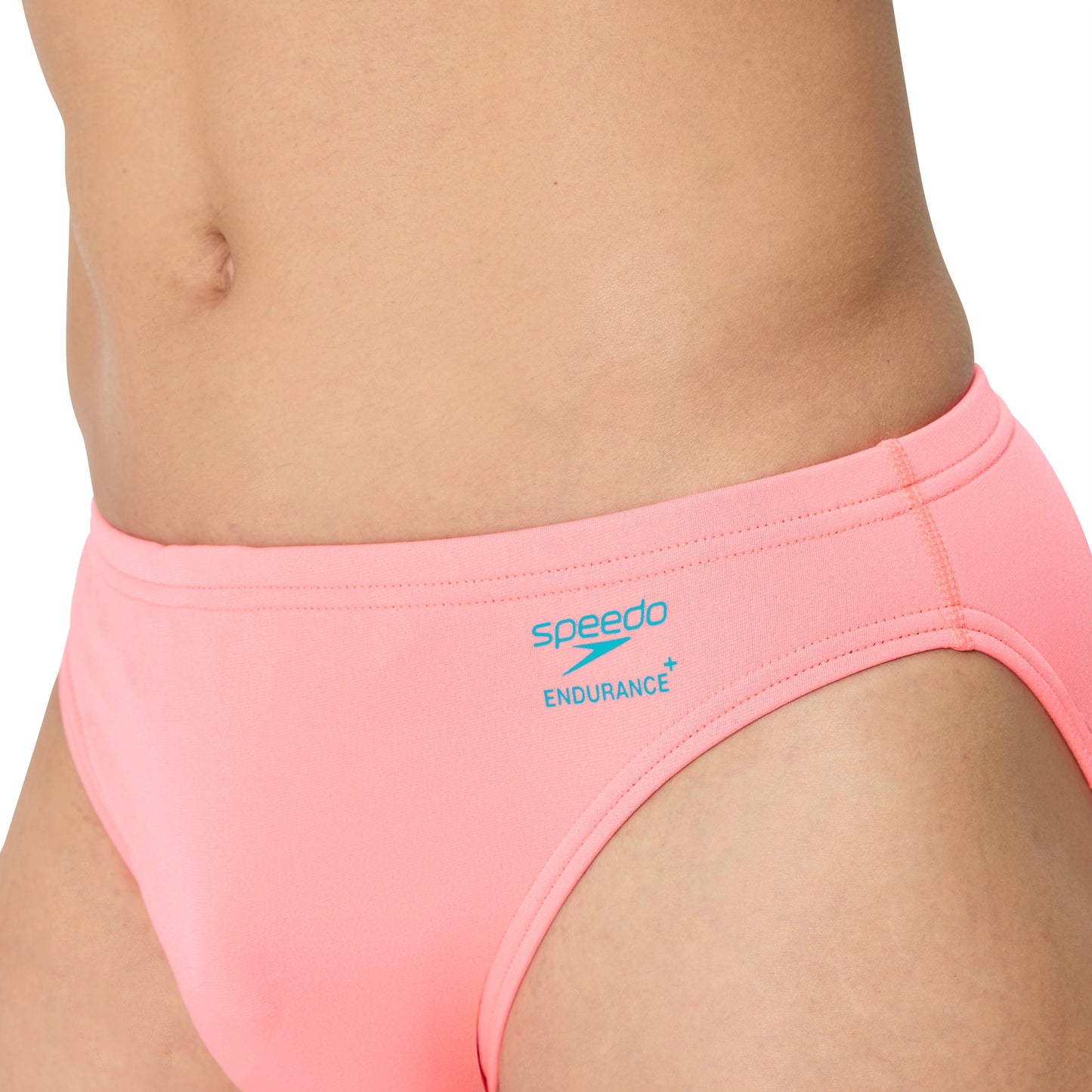 Maillot de bain imprimé dos en V Speedo Club Training pour femme - Rose/Jaune