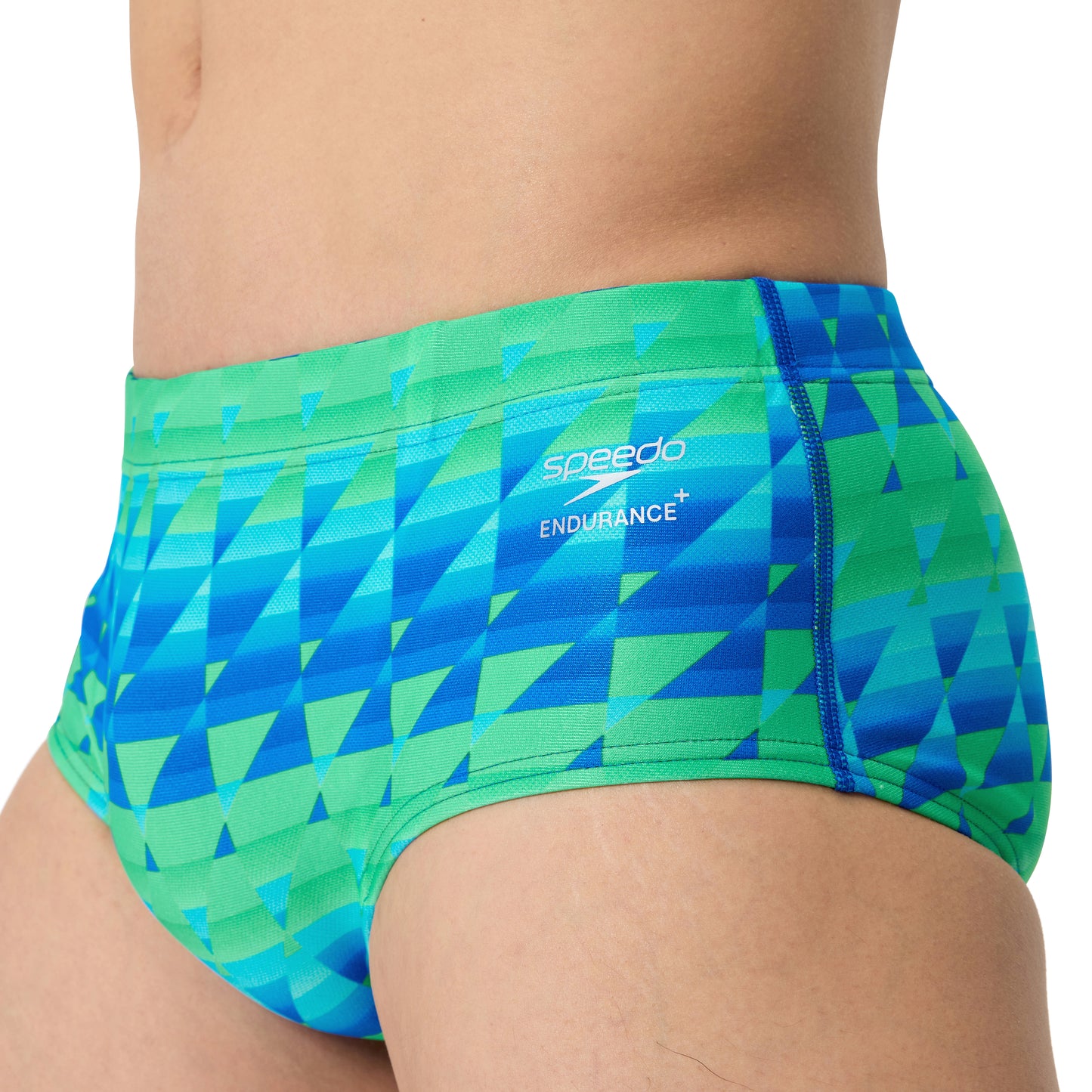 Maillot de bain imprimé dos en V Speedo Club Training pour femme - Rose/Jaune