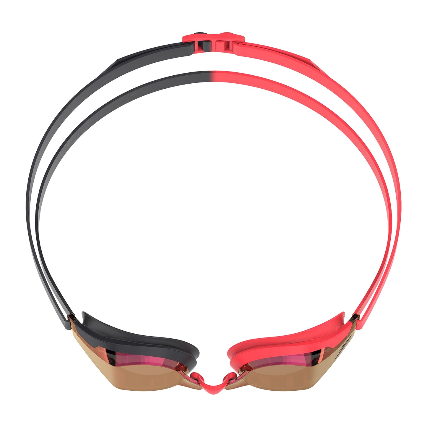 Speedo Fastskin Speedsocket 2 Mirror Goggles - Black/Red