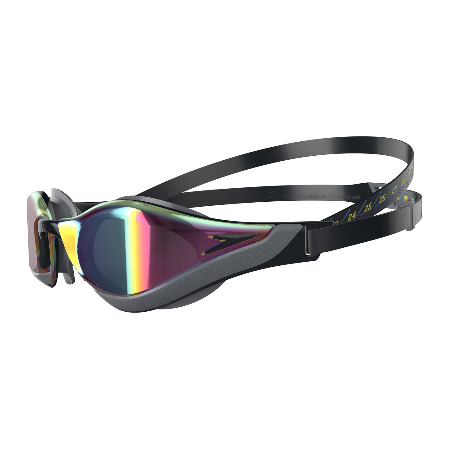 Speedo Fastskin Pure Focus Mirror Goggles - Black