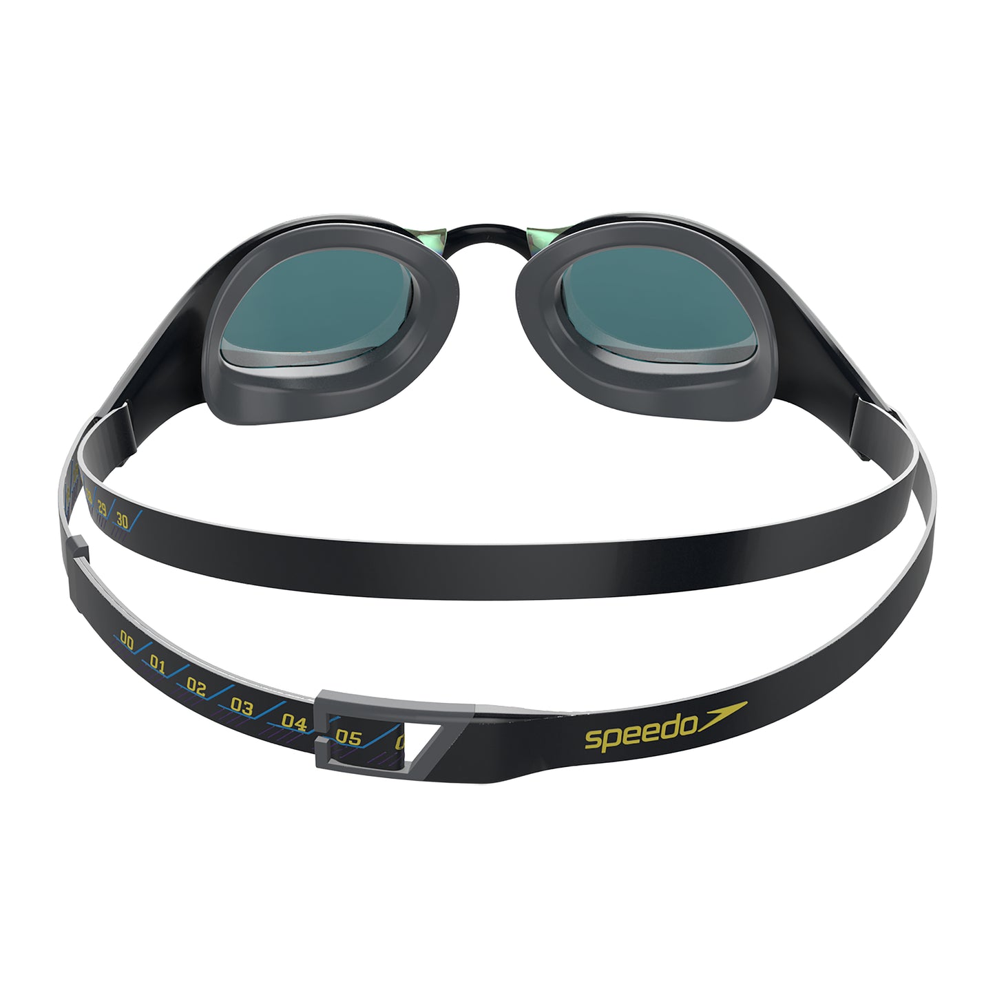 Speedo Fastskin Pure Focus Mirror Goggles - Black