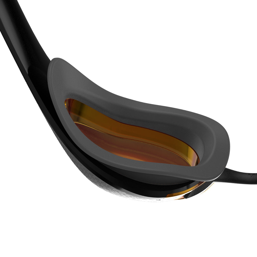 Speedo Fastskin Pure Focus Mirror Goggles - Black/Red
