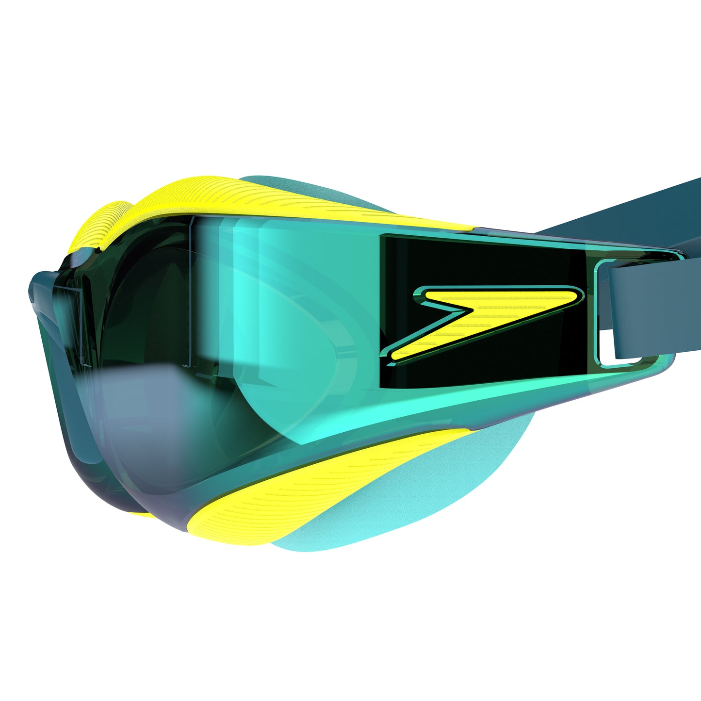 Speedo Fastskin Hyper Elite Mirror Goggles - Green/Yellow