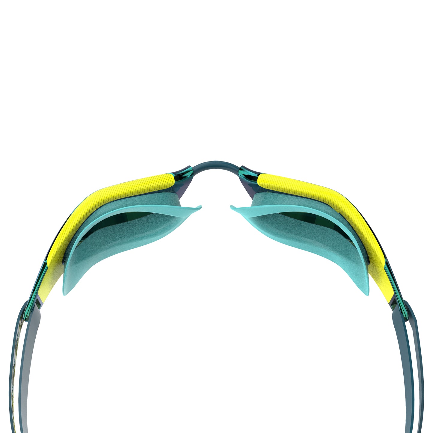 Speedo Fastskin Hyper Elite Mirror Goggles - Green/Yellow