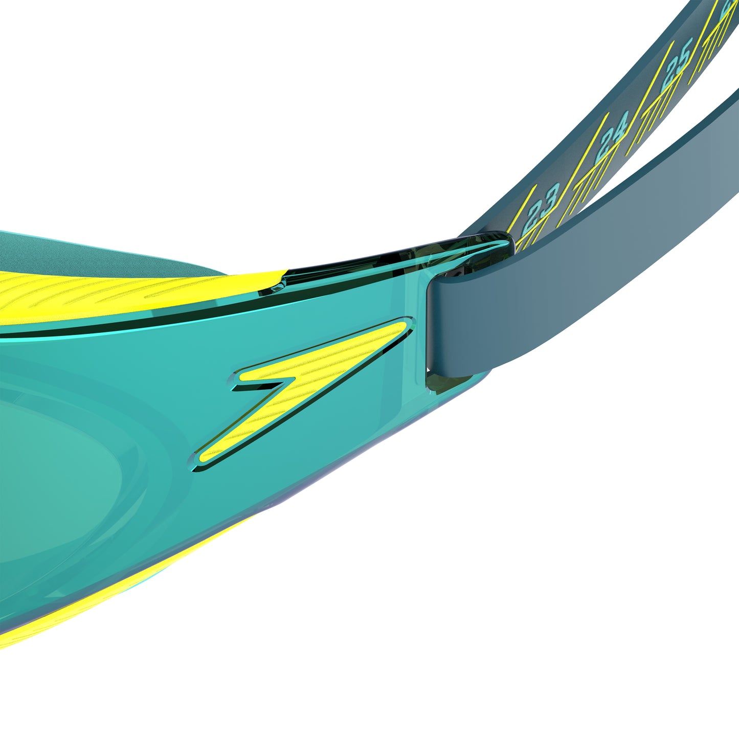 Speedo Fastskin Hyper Elite Mirror Goggles - Green/Yellow