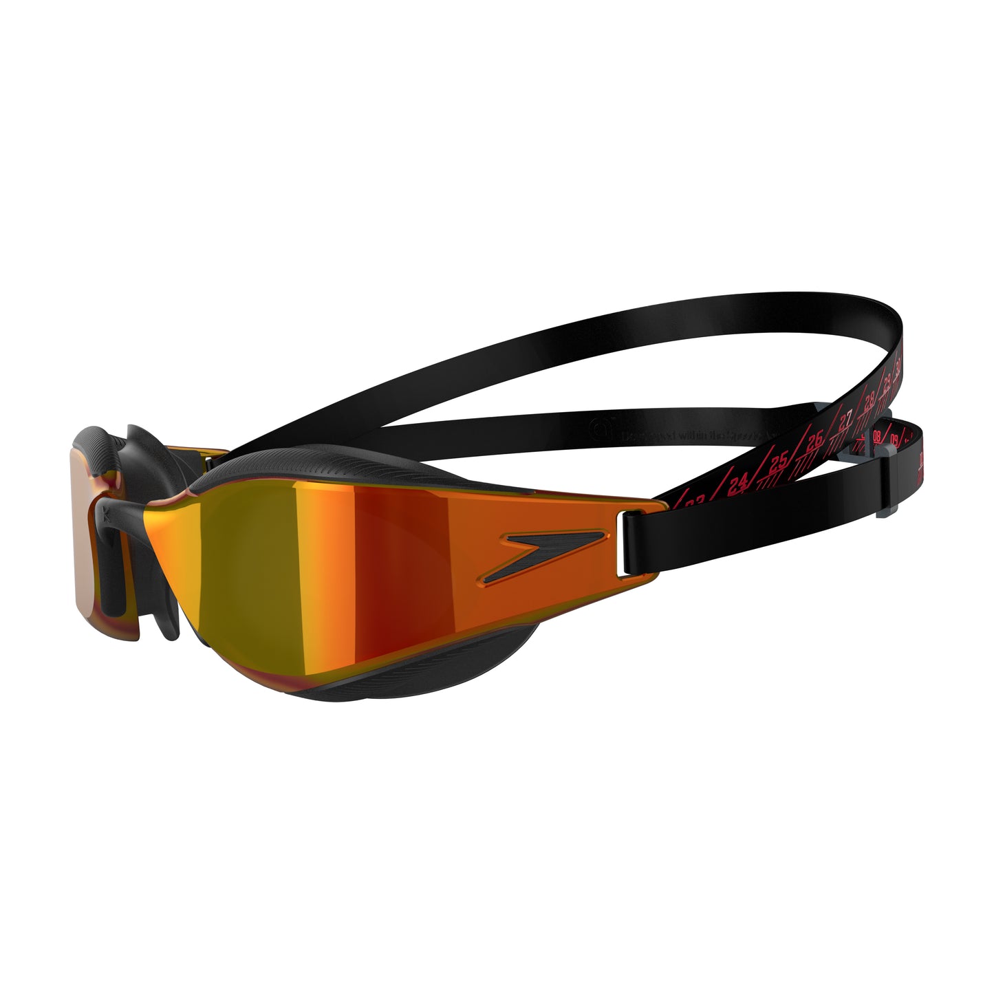 Lunettes de natation Speedo Fastskin Hyper Elite Mirror - Vert/Jaune