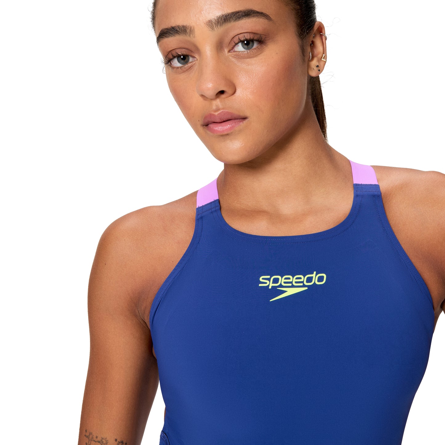 Combinaison Speedo Fastskin LZR Ignite pour fille - Bleu