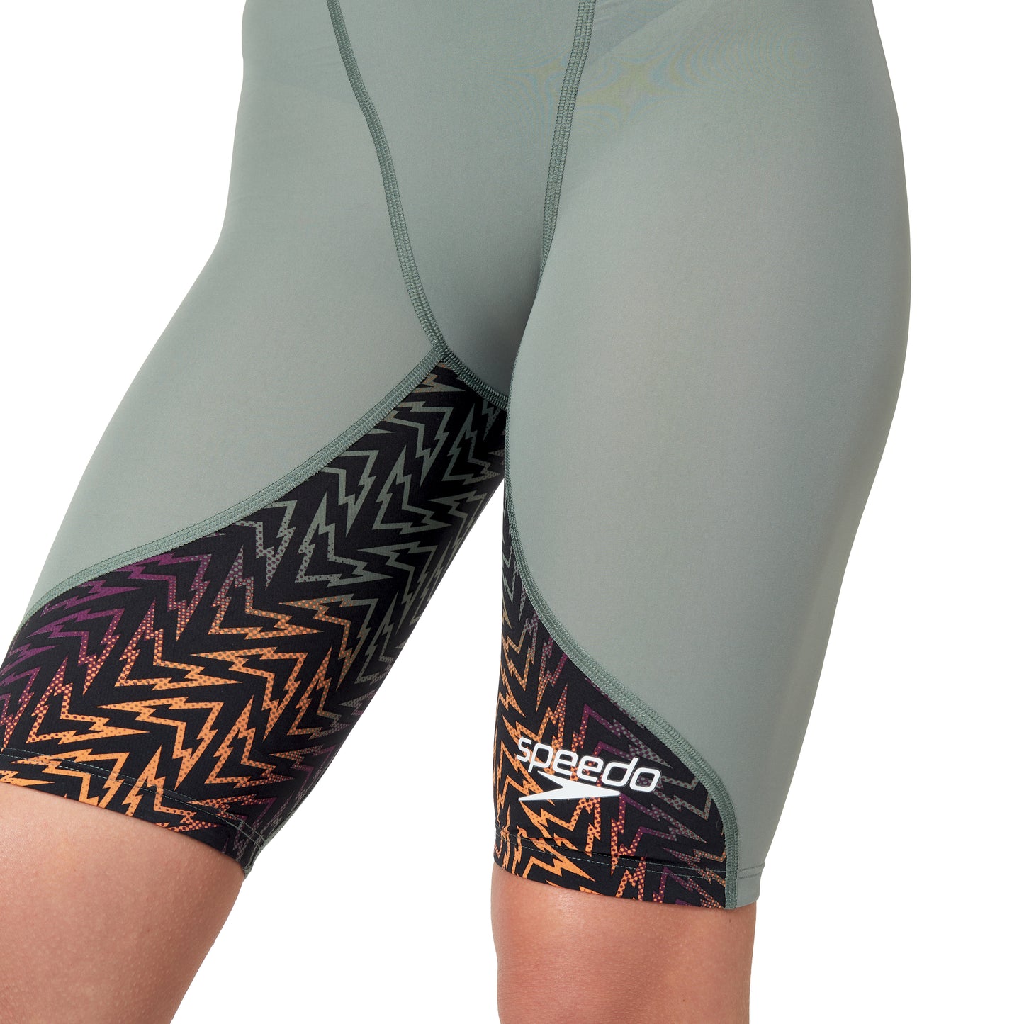 Speedo Women's Fastskin LZR Ignite Kneeskin - Green/Black - All4Swim