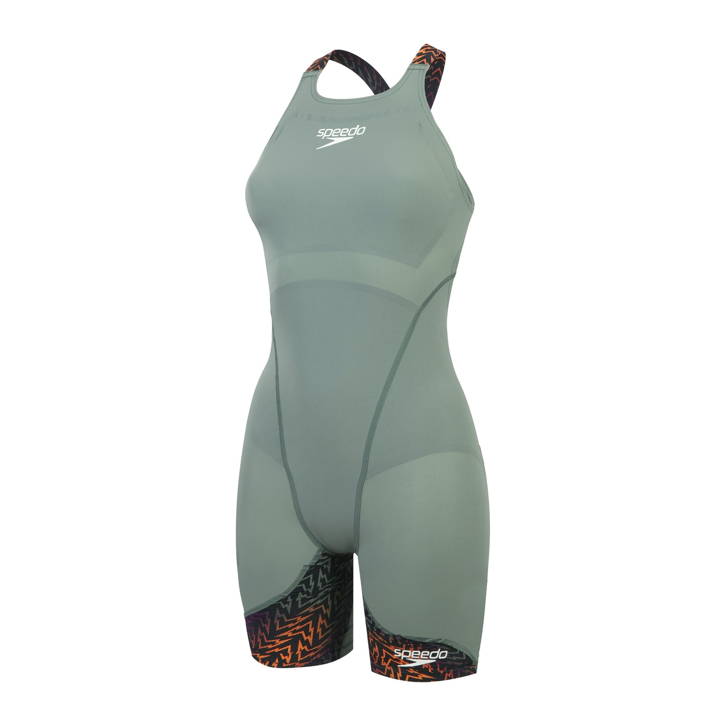 Speedo Women's Fastskin LZR Ignite Kneeskin - Green/Black - All4Swim