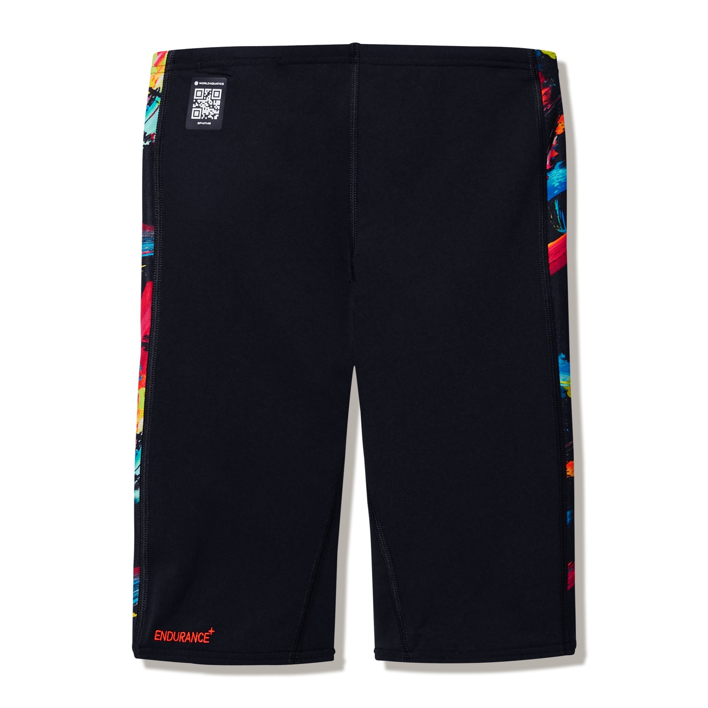 Speedo Boys Fastskin Endurance+ Max High Waisted Jammer - Black/Multi