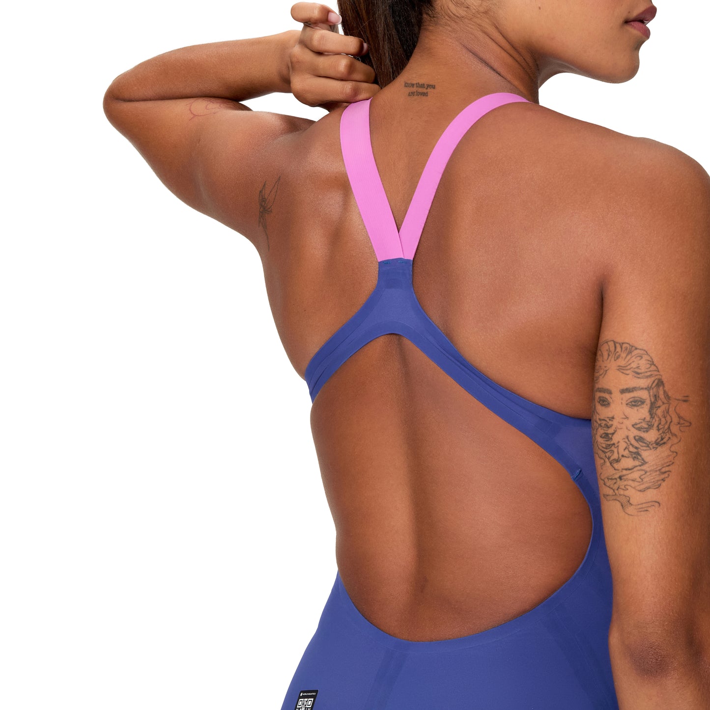 Combinaison Speedo Fastskin LZR Ignite pour fille - Bleu