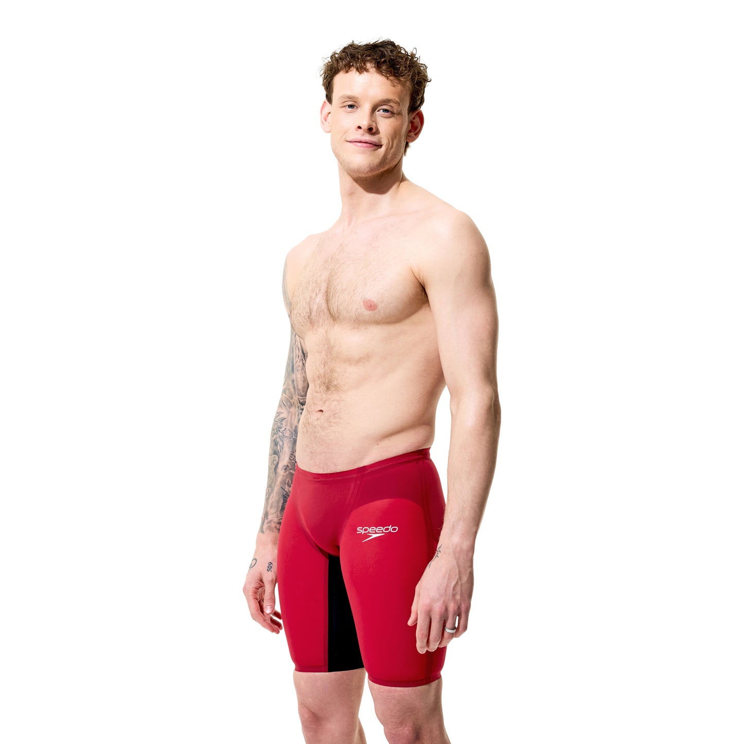 Speedo Men's Fastskin LZR Pure Valor 2.0 Jammer - Regal Red/Black