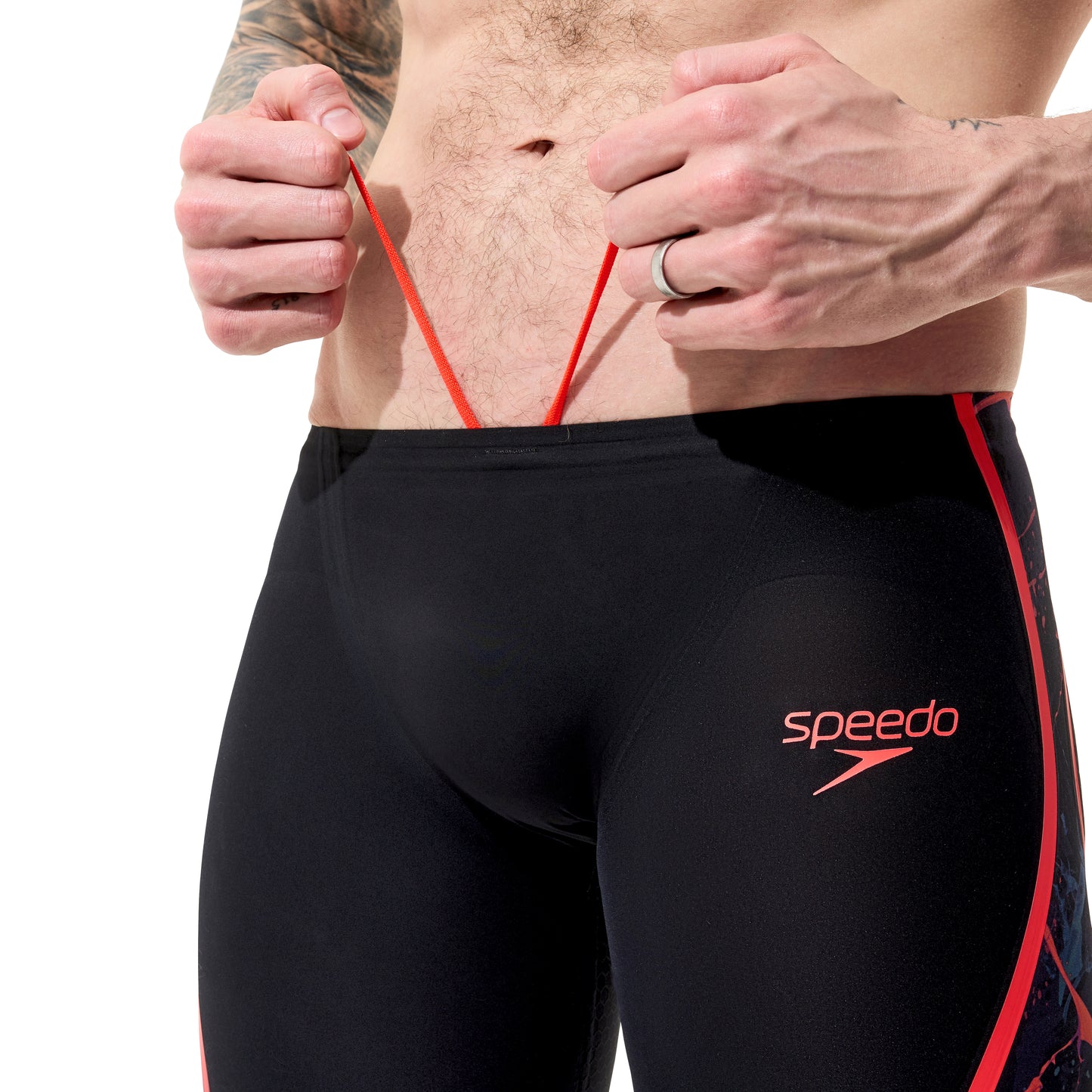 Speedo Men's Fastskin LZR Pure Intent 2.0 Jammer - Black Ember
