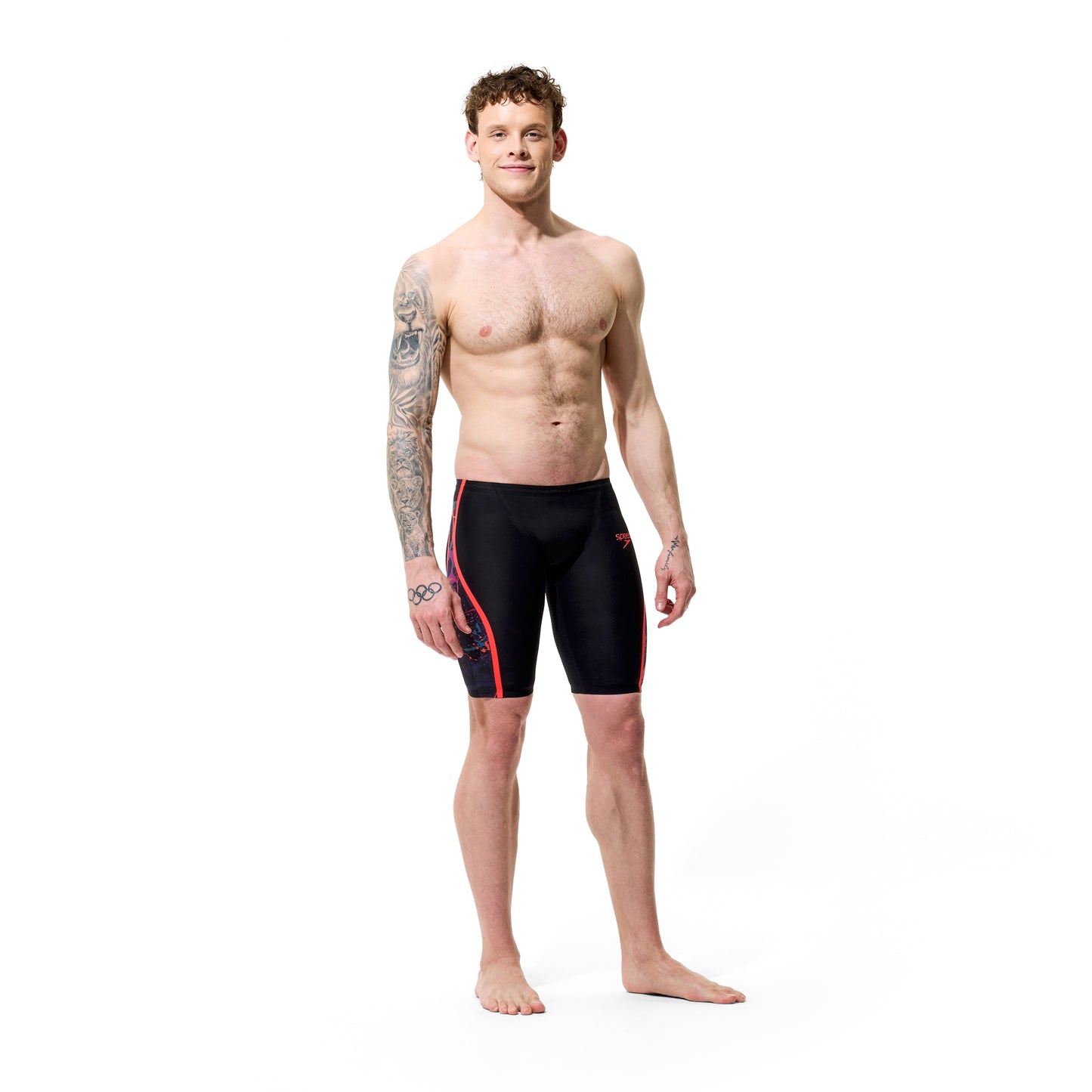 Speedo Men's Fastskin LZR Pure Intent 2.0 Jammer - Black Ember