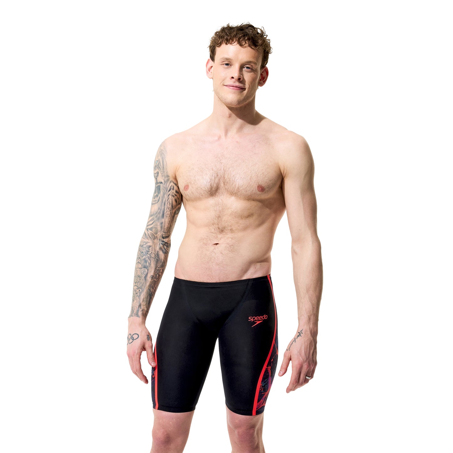 Speedo Men's Fastskin LZR Pure Intent 2.0 Jammer - Black Ember