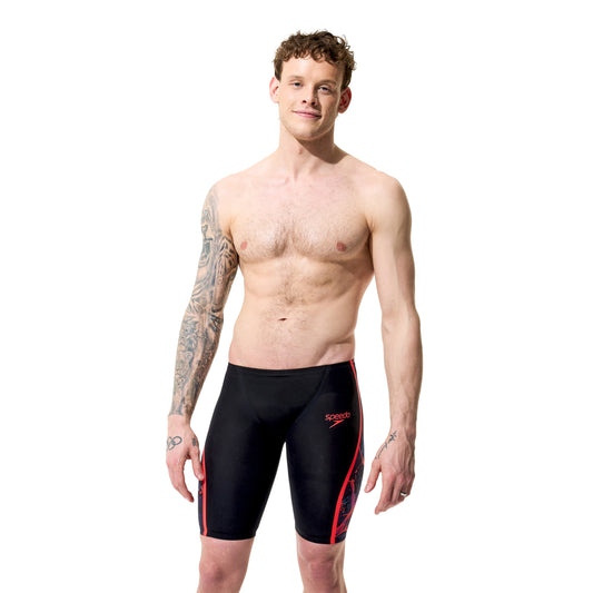 Speedo Men's Fastskin LZR Pure Intent 2.0 Jammer - Black Ember